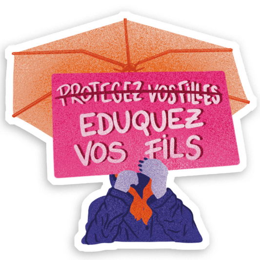 Stickers Holographique Eduquez vos fils