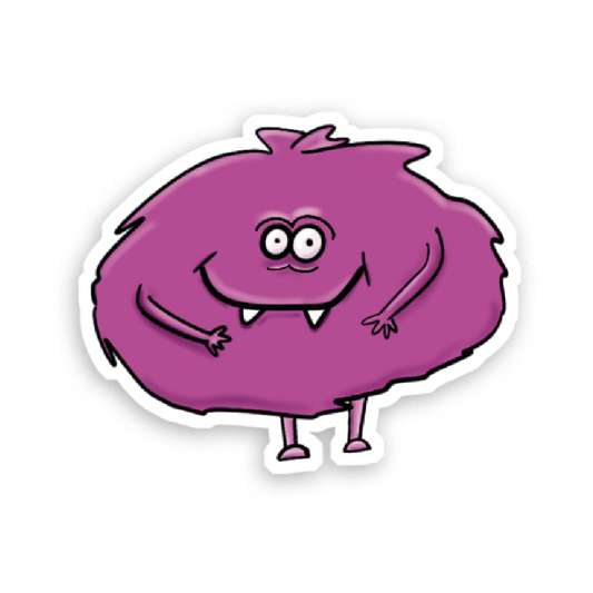 Holografische Milchshake-Aufkleber