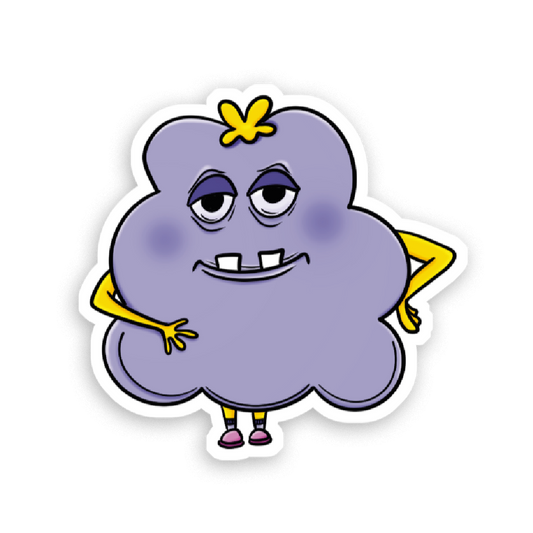 Holografische Milchshake-Aufkleber