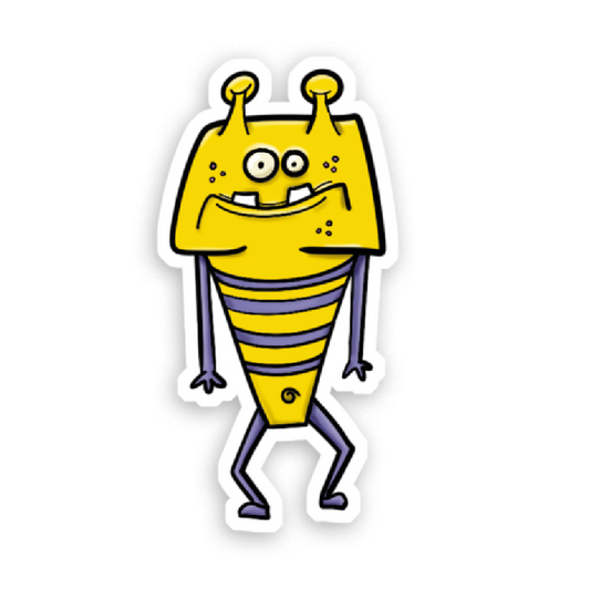 Holografische Milchshake-Aufkleber