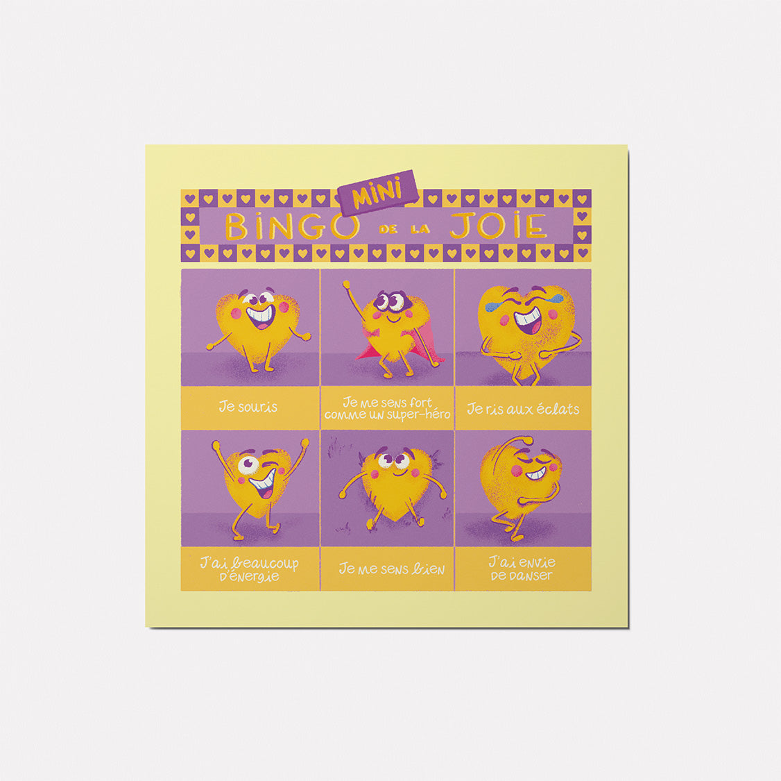 Bingo de mes émotions