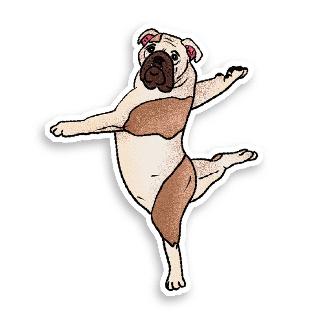 Stickers Holographique Dancing Dog