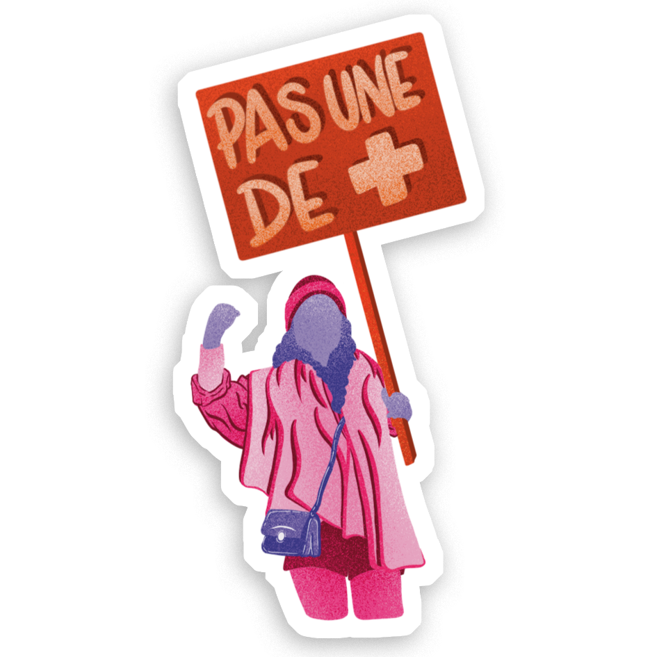 Sticker Holographique Une pour toutes au choix