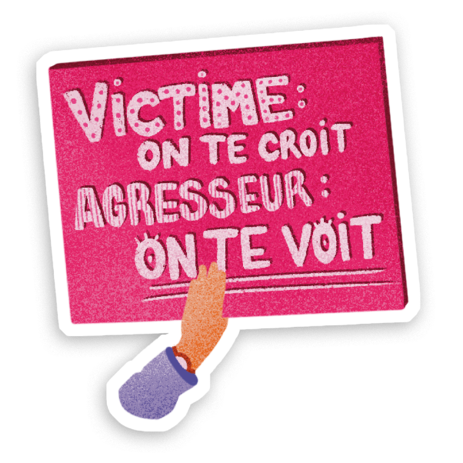 Sticker Holographique Une pour toutes au choix
