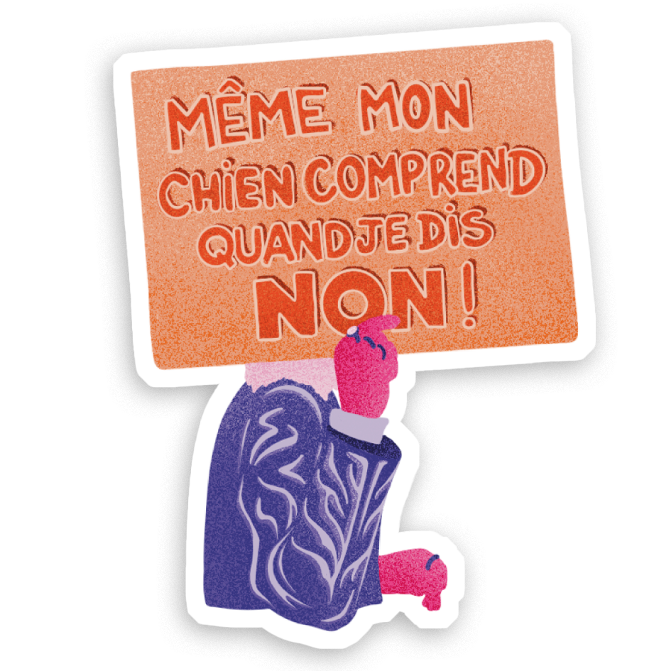 Sticker Holographique Une pour toutes au choix