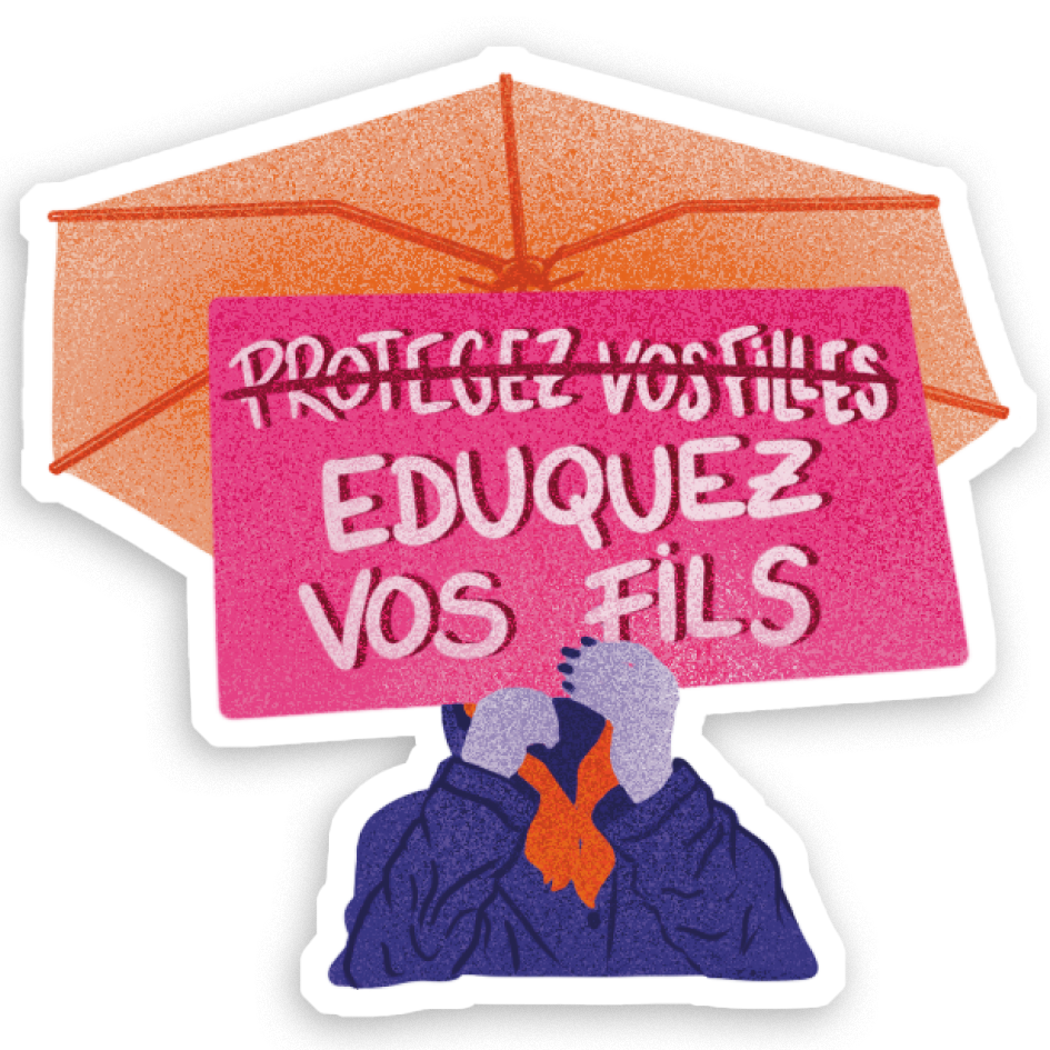 Sticker Holographique Une pour toutes au choix