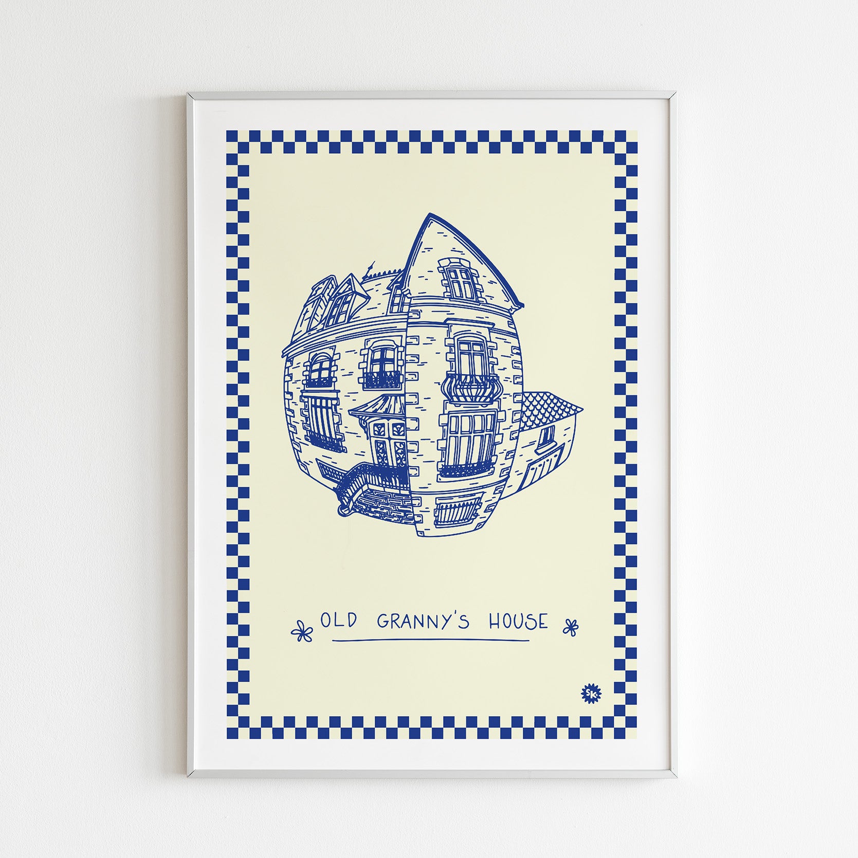 Affiche maison la Roseraie