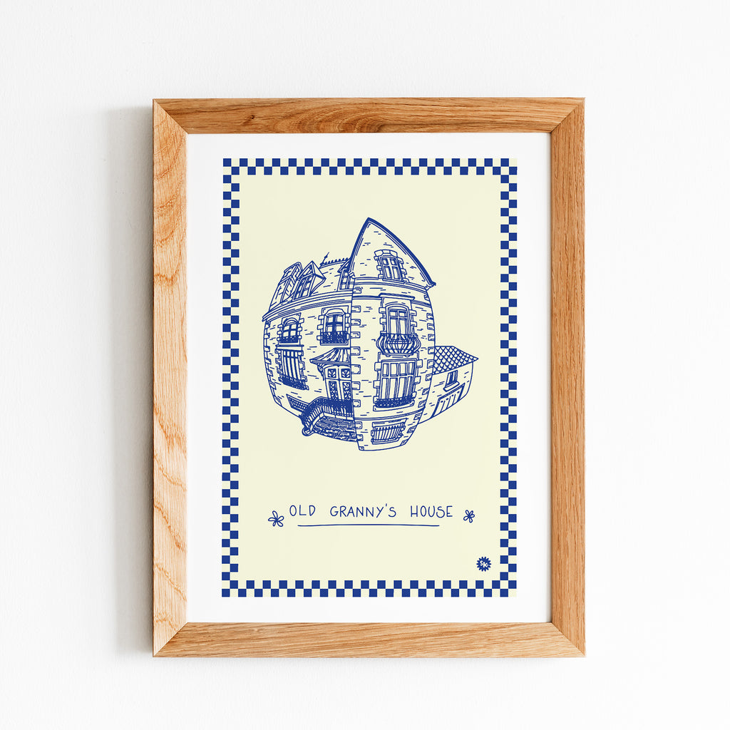 Affiche maison la Roseraie