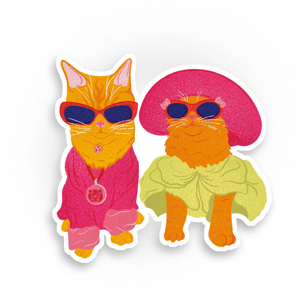 Stickers Holographique Miaou-tocollant au choix