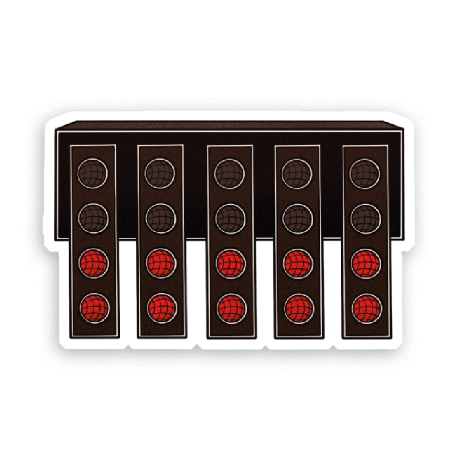 Sticker Holographique Race Week au choix