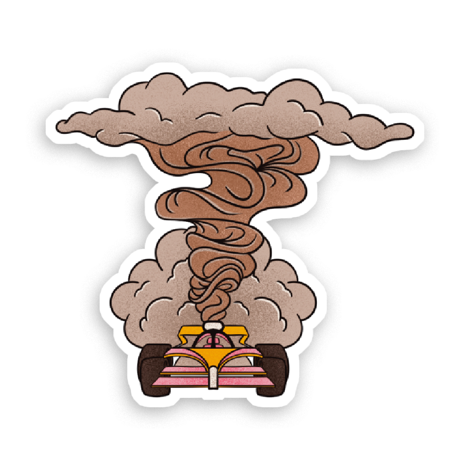 Holografische Milchshake-Aufkleber