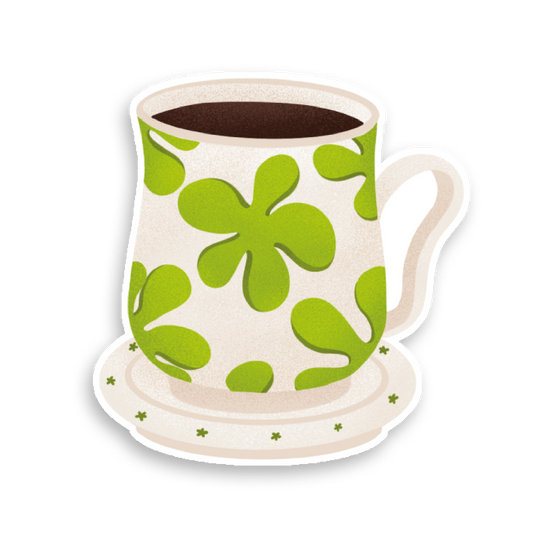 Holografische Milchshake-Aufkleber