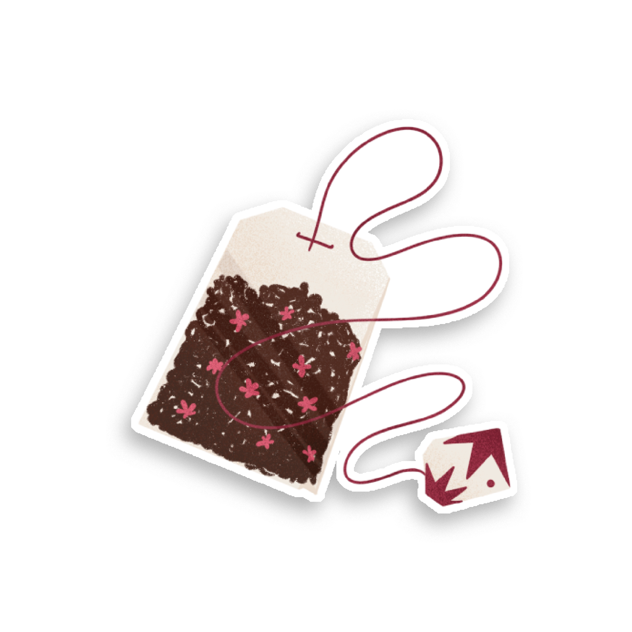 Holografische Milchshake-Aufkleber