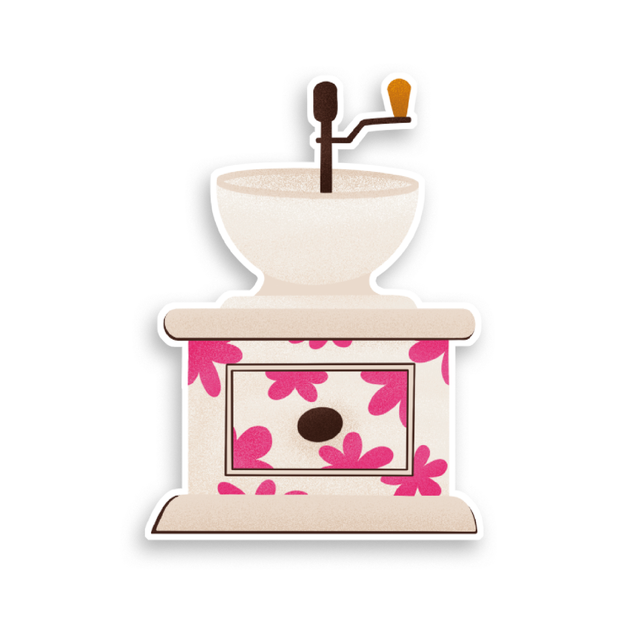 Holografische Milchshake-Aufkleber