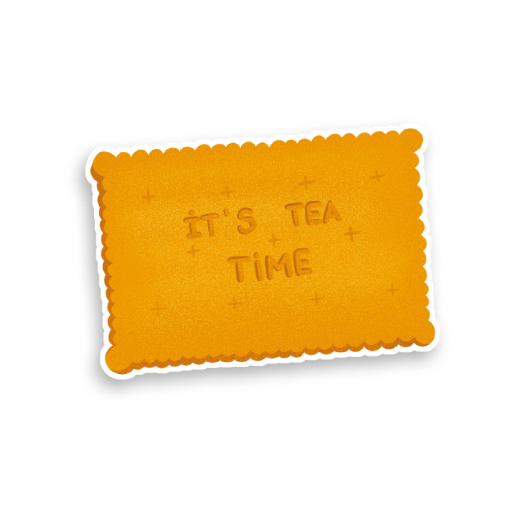 Sticker Holographique C'est l'heure du goûter au choix