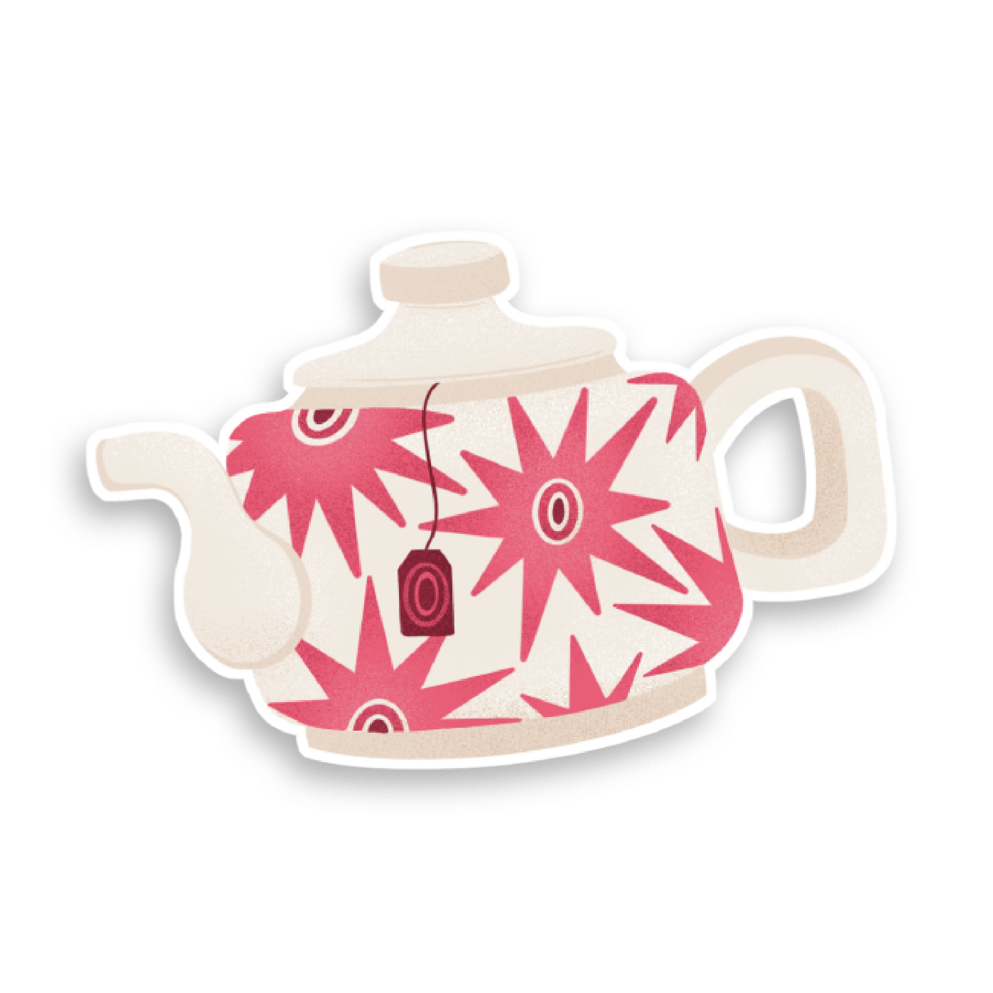 Holografische Milchshake-Aufkleber