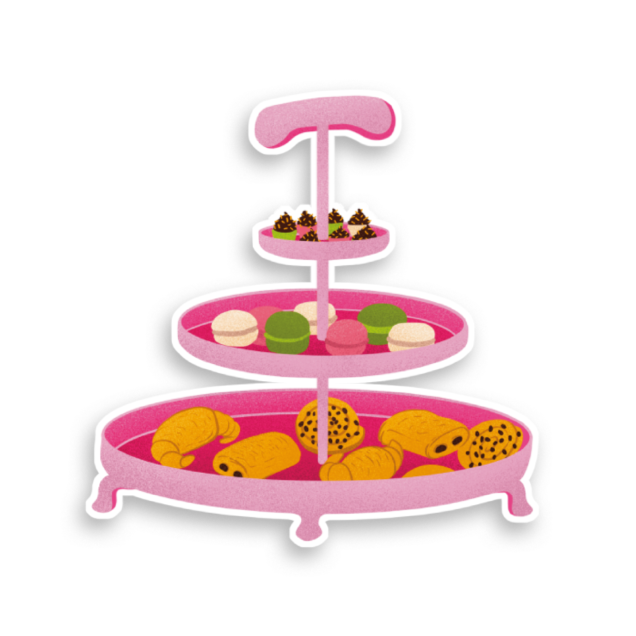 Holografische Milchshake-Aufkleber