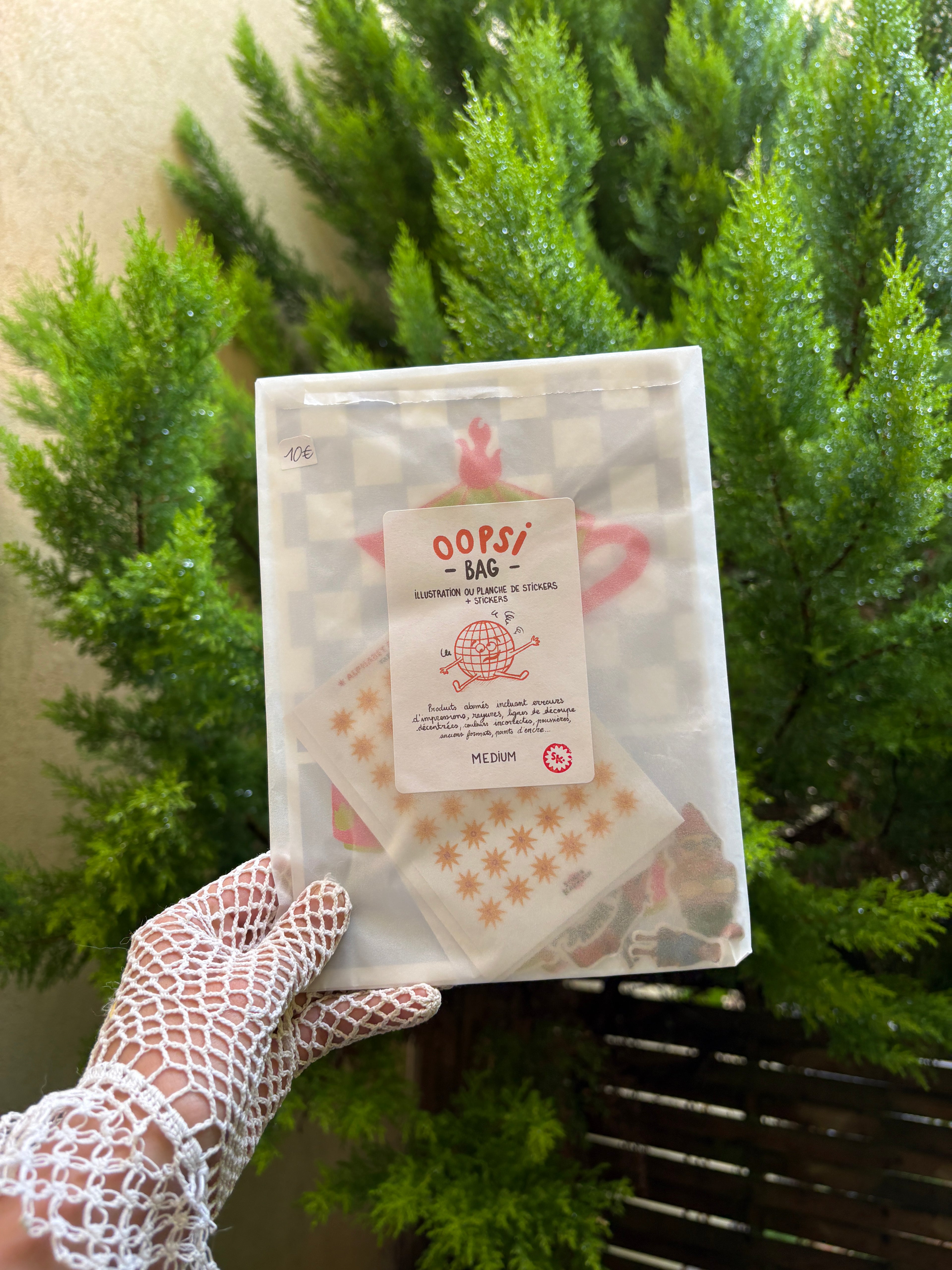 Oopsi bag – Grand Format (Illustration, Carte & Stickers)