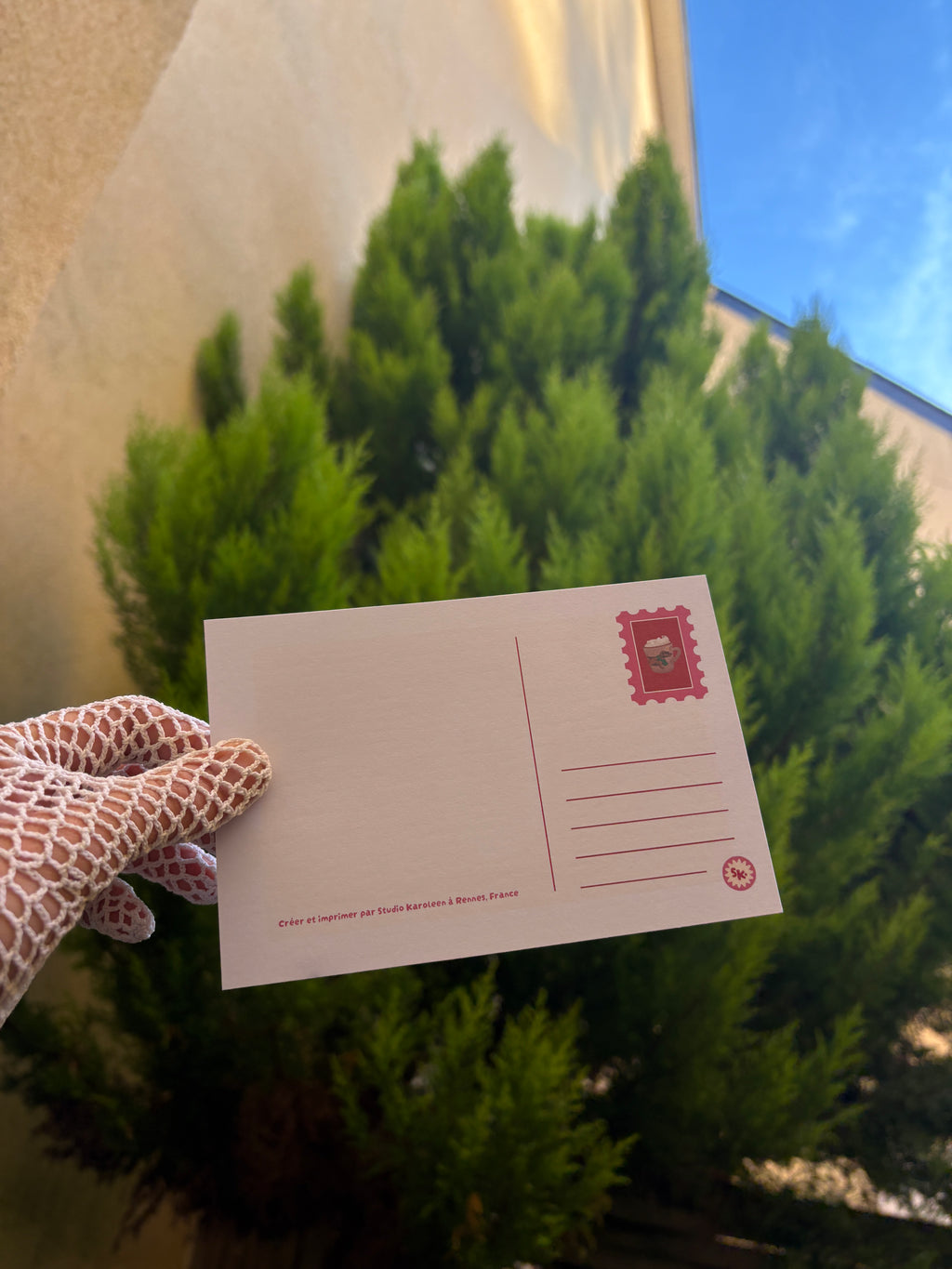 Carte postale Eat Drink & Be Merry