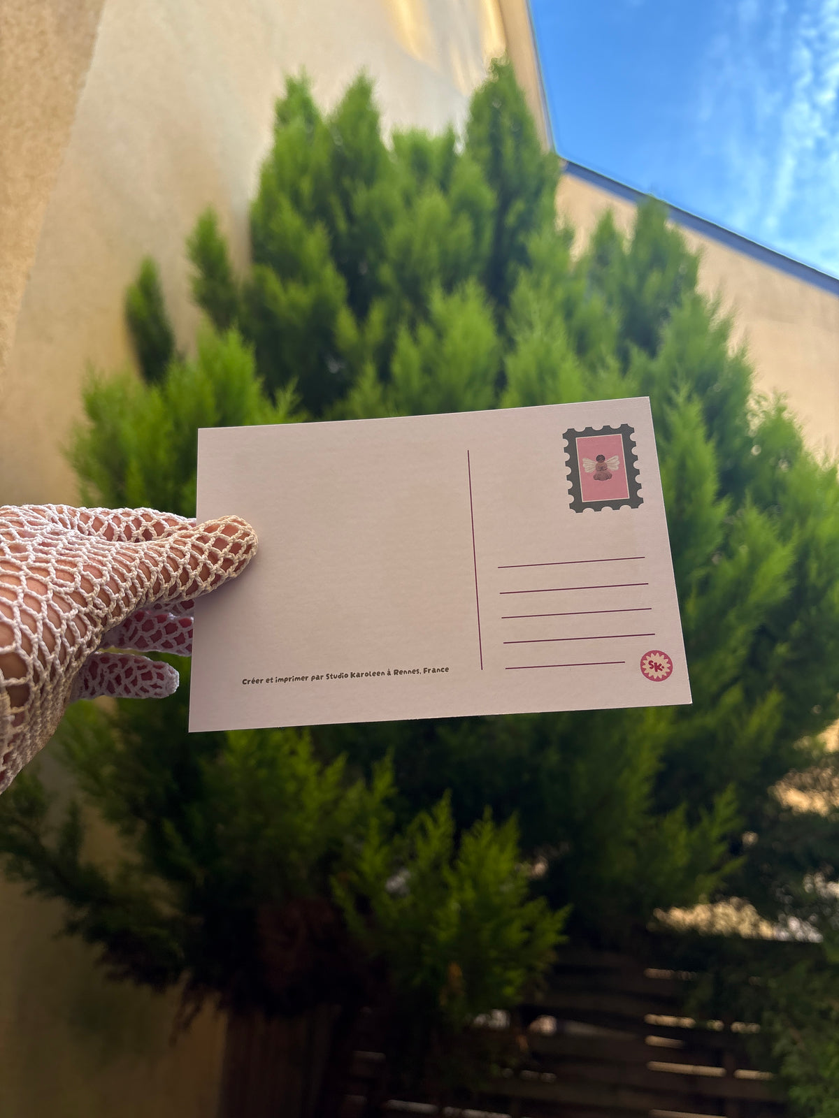 Carte postale Best wishes