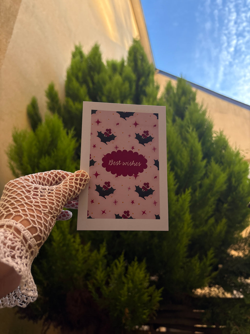 Carte postale Best wishes