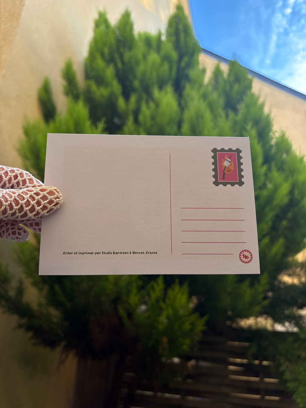 Carte postale Merry & Bright