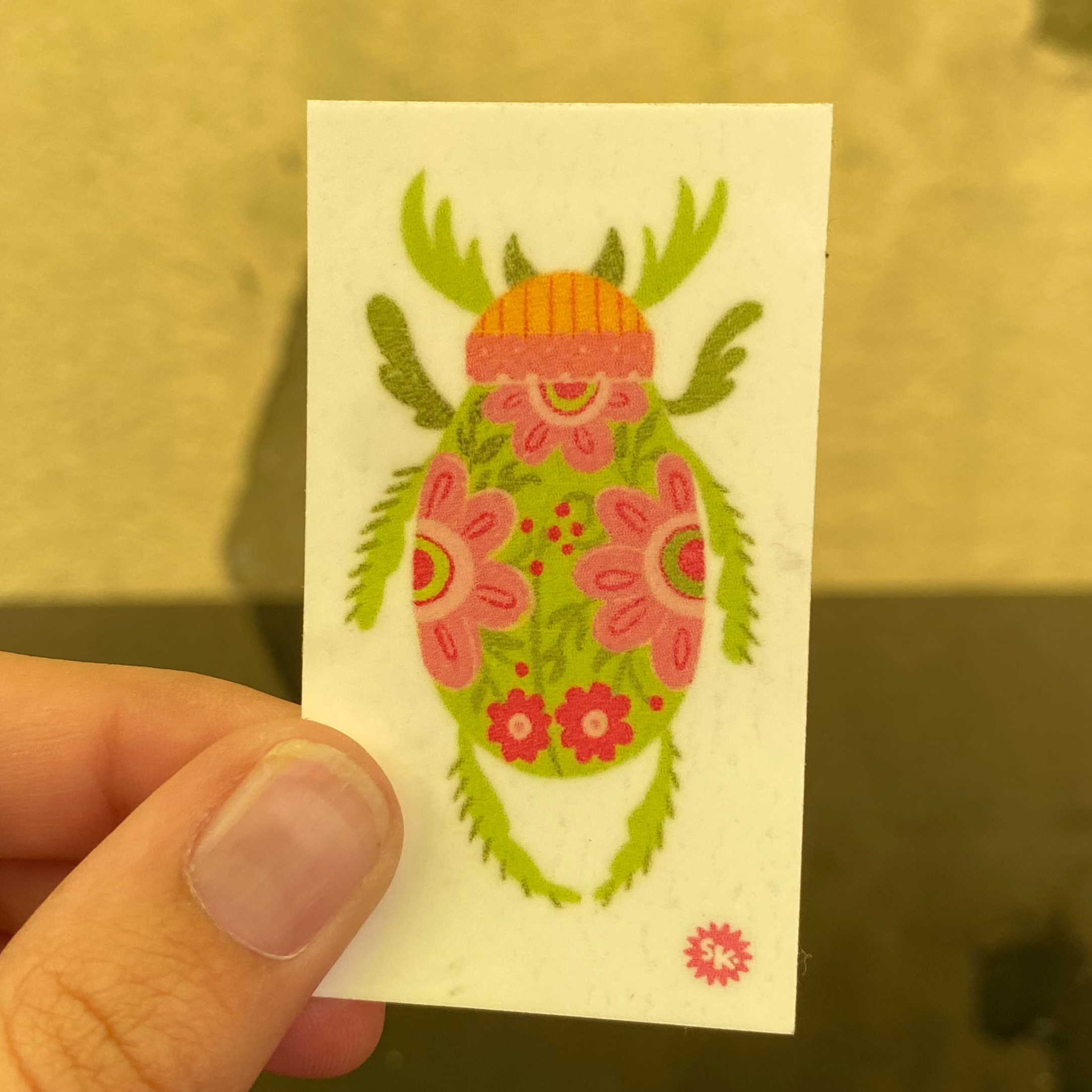 Tatouages éphémères à l'unité