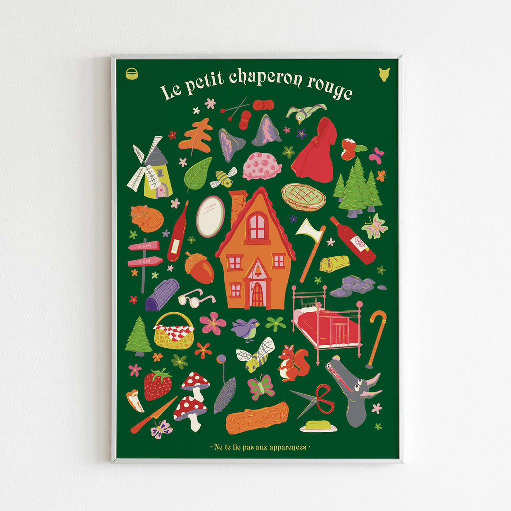 Affiche Le petit chaperon rouge