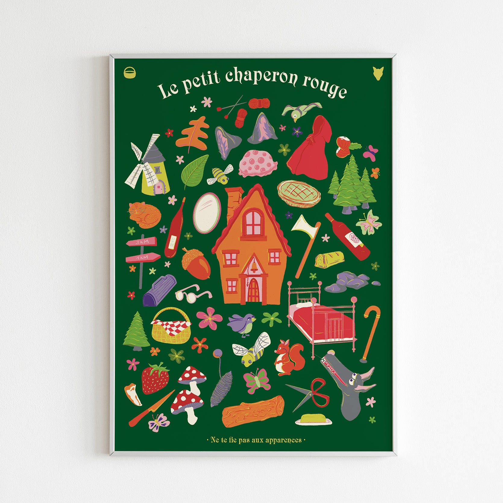 Affiche Le petit chaperon rouge