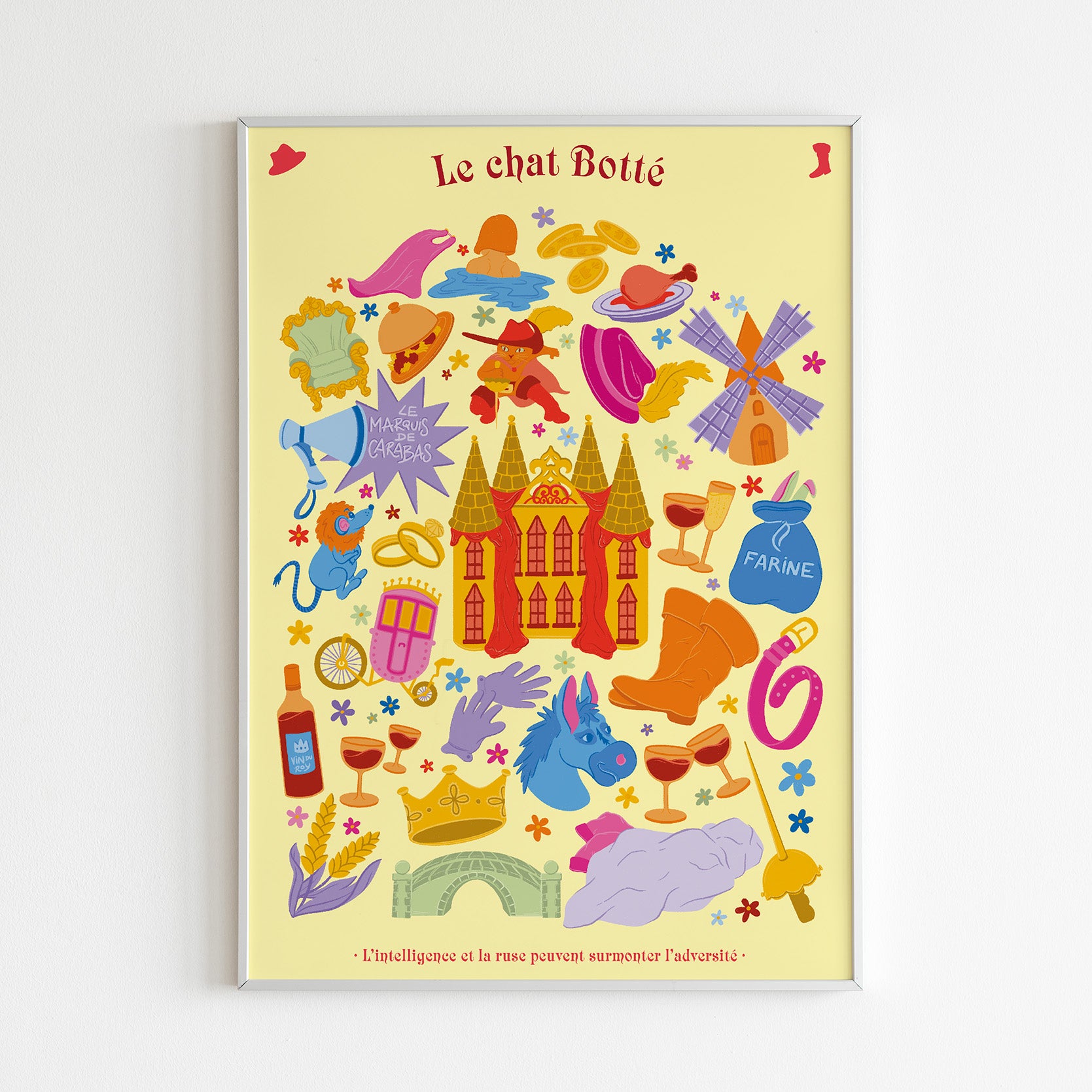 Affiche Le chat Botté