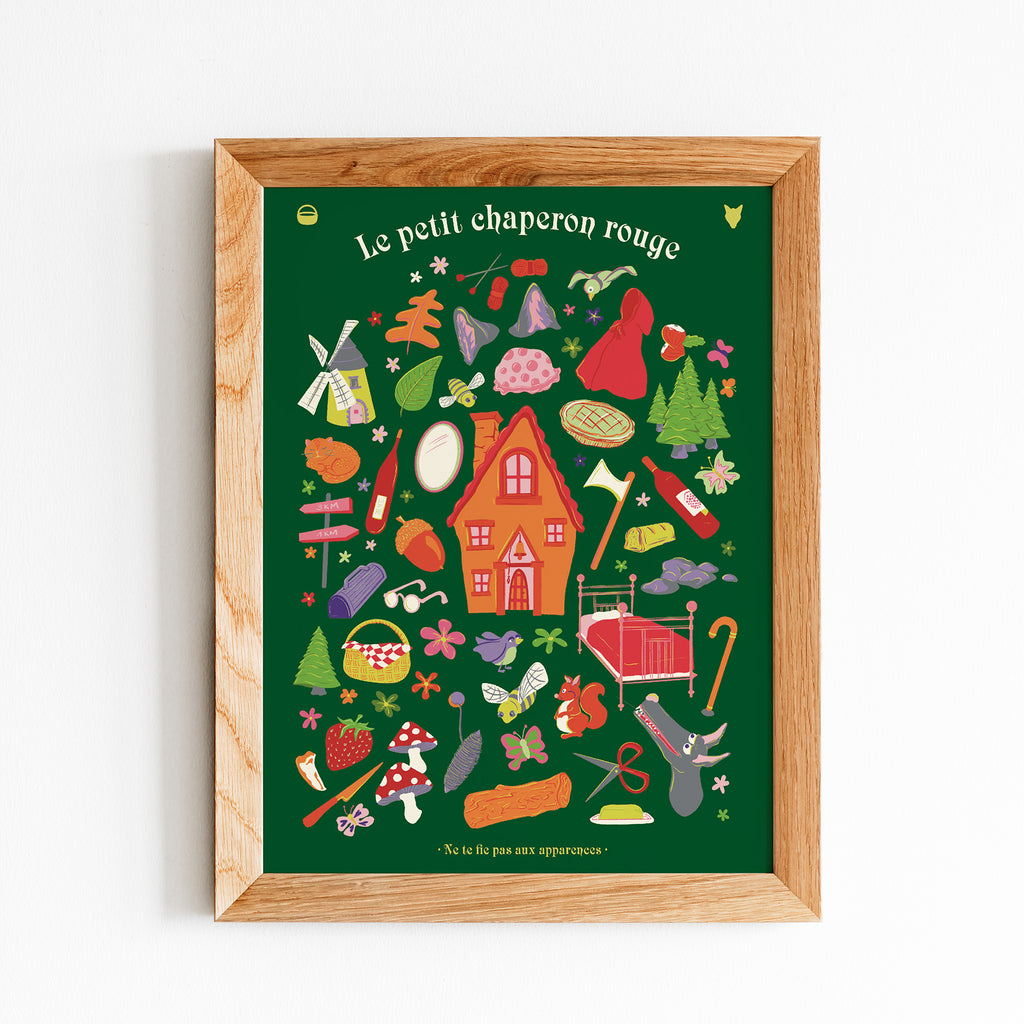 Affiche Le petit chaperon rouge