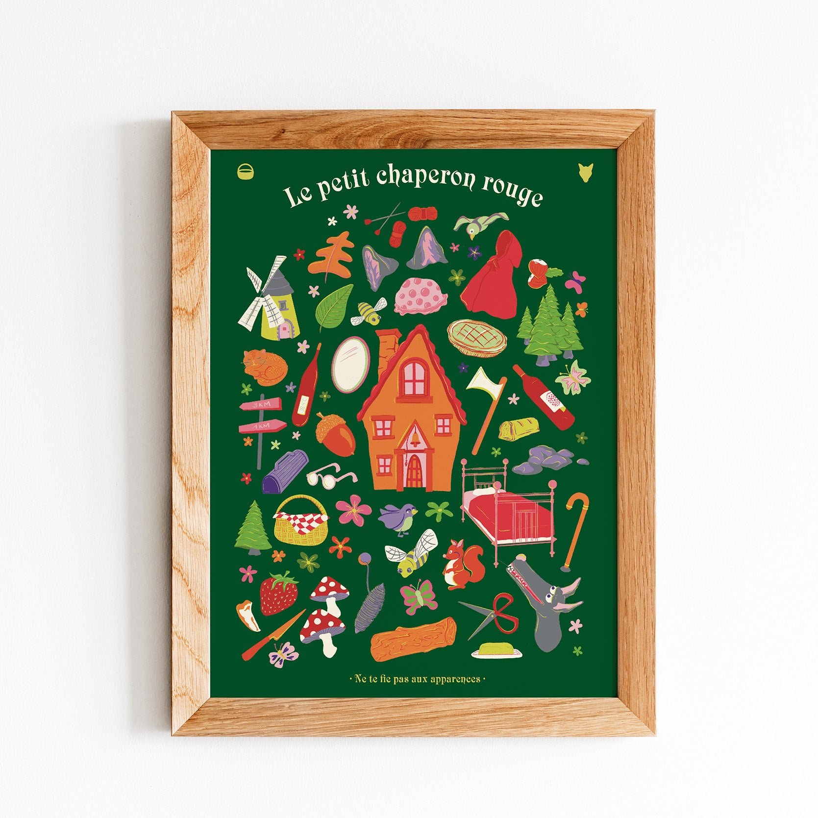 Affiche Le petit chaperon rouge