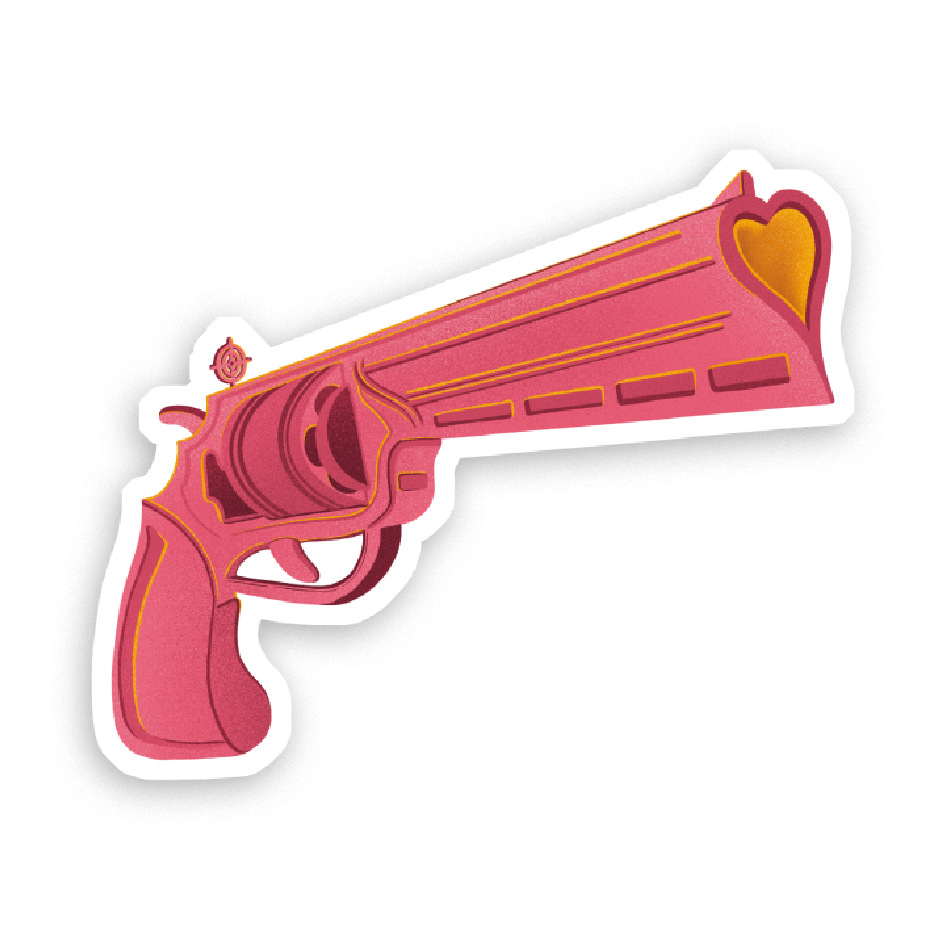 Sticker Holographique Cœur d'artichaut au choix