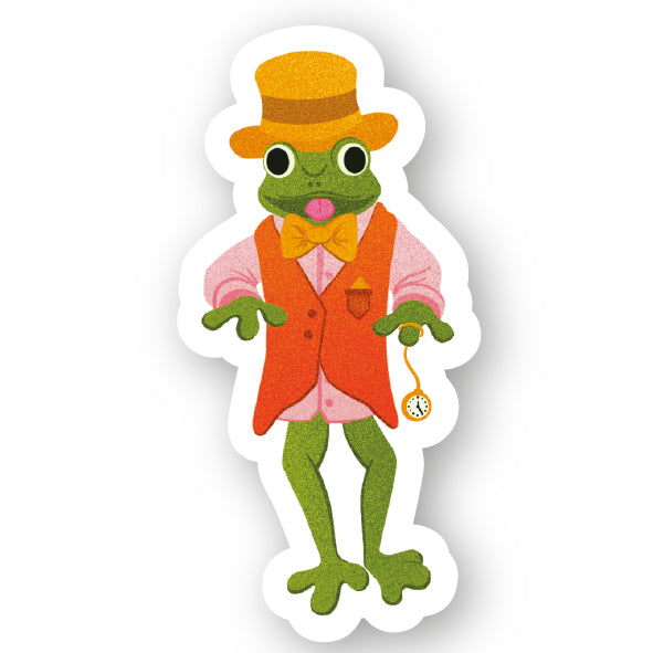 Sticker Holographique à l'unité Crapaud-tocollant