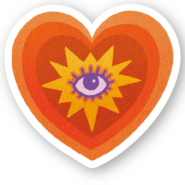 Sticker Holographique à l'unité Love trinket