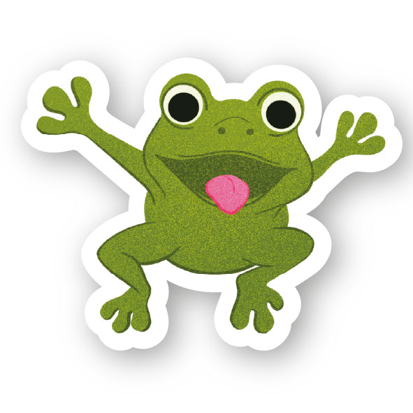 Sticker Holographique à l'unité Crapaud-tocollant