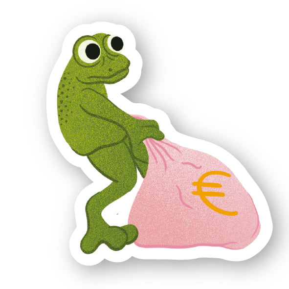 Sticker Holographique à l'unité Crapaud-tocollant