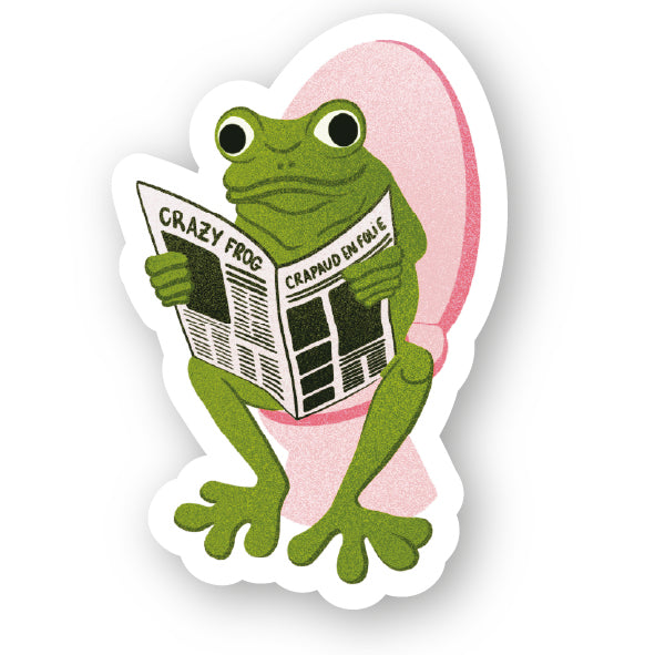 Sticker Holographique à l'unité Crapaud-tocollant