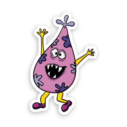 Holografische Milchshake-Aufkleber