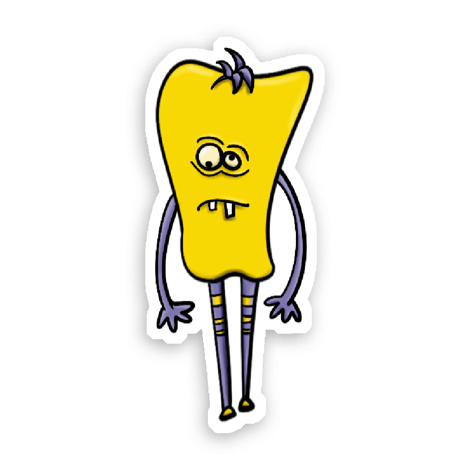 Sticker Holographique Petits monstres au choix