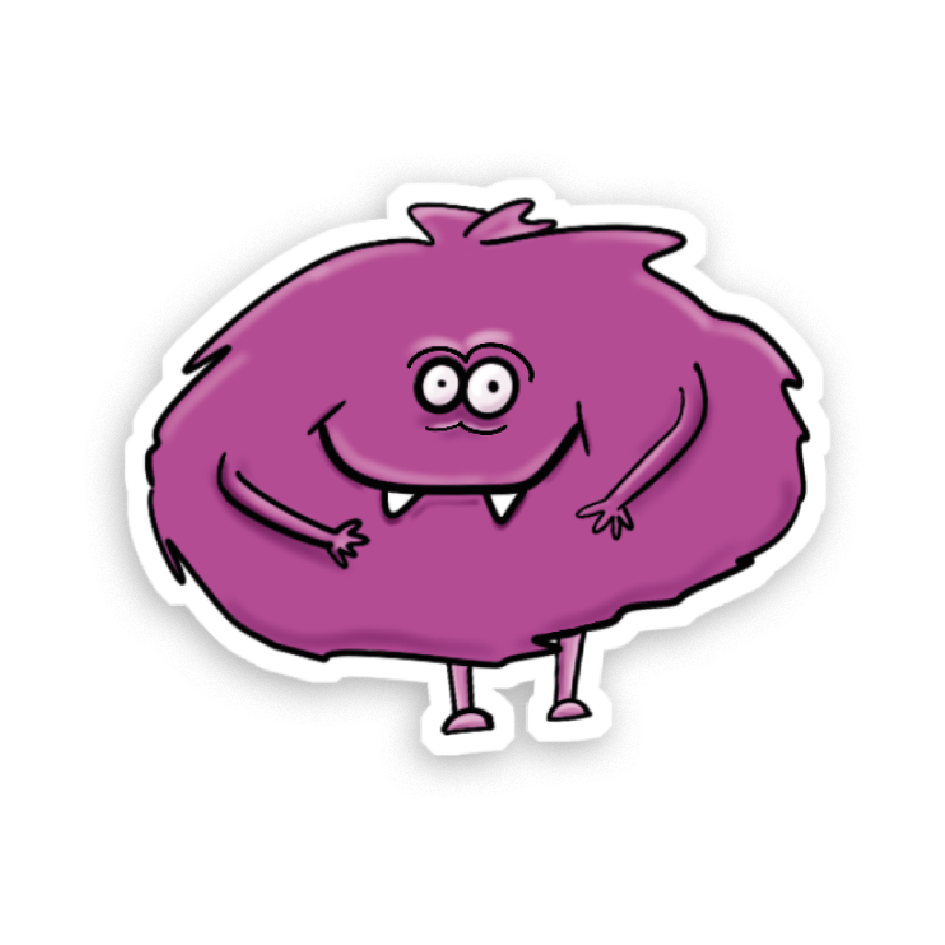 Sticker Holographique Petits monstres au choix