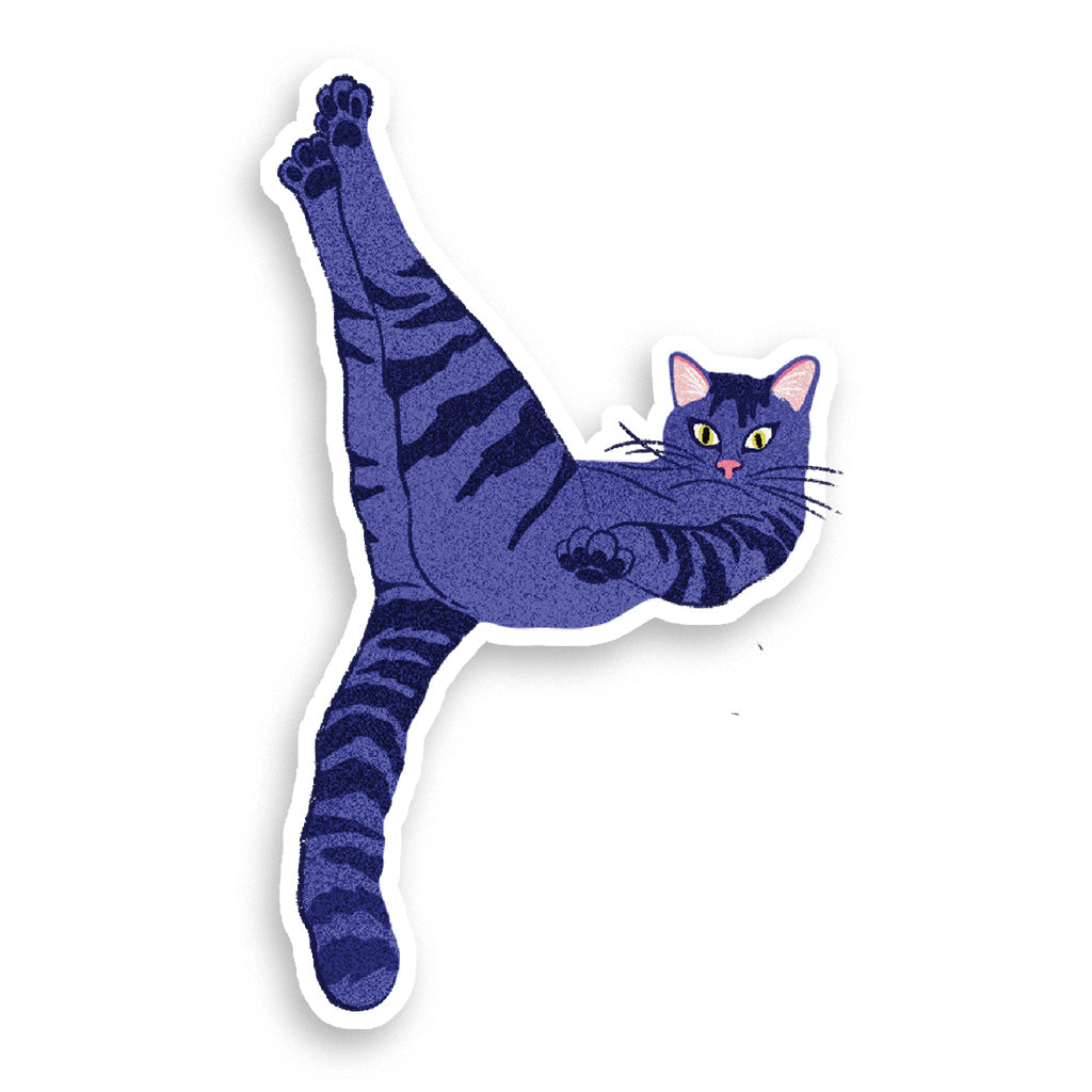 Holographic Paw in the Air Stickers