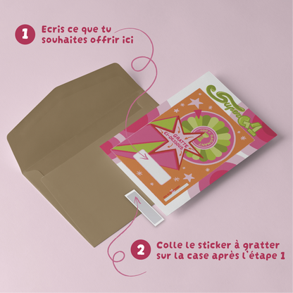 Carte à gratter Super Gain