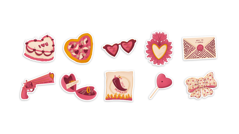 Packung mit 10 holografischen Insekten-Ocollant-Aufklebern